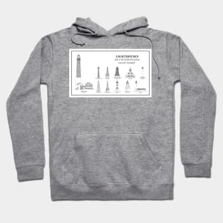 Lighthouses of United States of America - Gulf Coast - B Hoodie